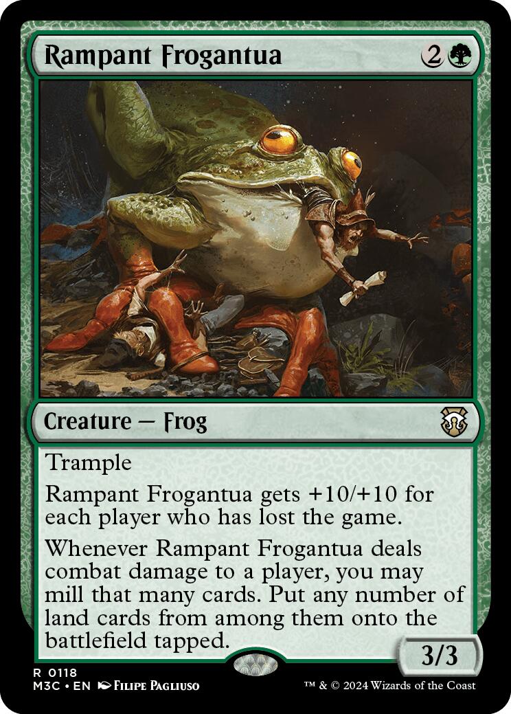 Rampant Frogantua [Modern Horizons 3 Commander] | Boutique FDB TCG