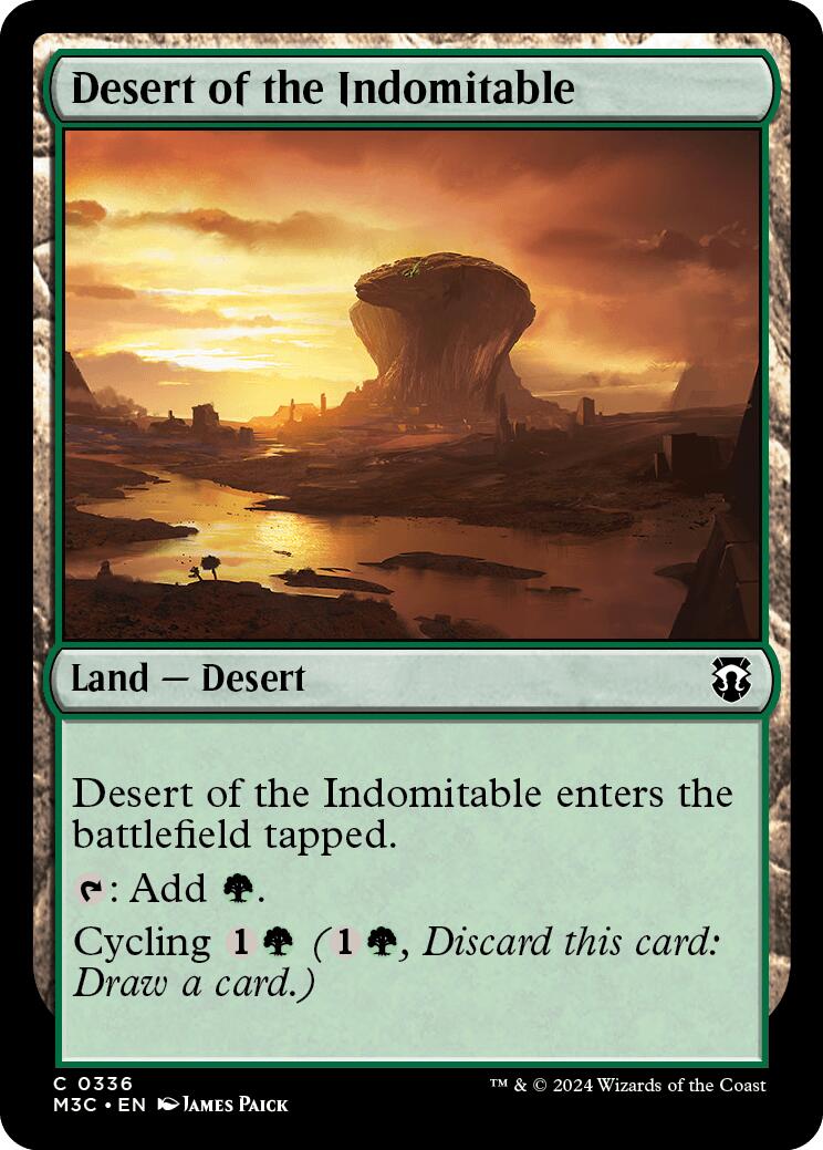 Desert of the Indomitable [Modern Horizons 3 Commander] | Boutique FDB TCG