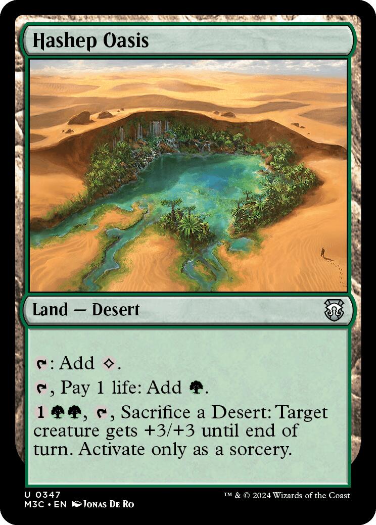 Hashep Oasis [Modern Horizons 3 Commander] | Boutique FDB TCG