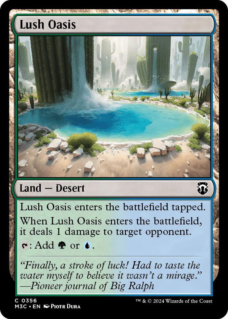 Lush Oasis [Modern Horizons 3 Commander] | Boutique FDB TCG