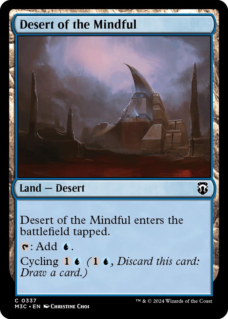 Desert of the Mindful [Modern Horizons 3 Commander] | Boutique FDB TCG