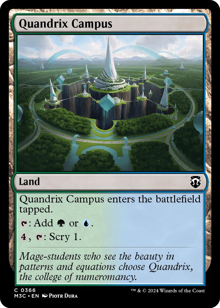 Quandrix Campus [Modern Horizons 3 Commander] | Boutique FDB TCG