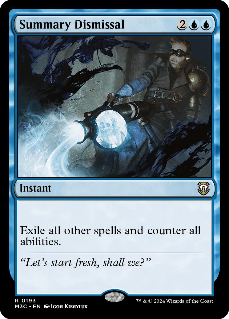 Summary Dismissal [Modern Horizons 3 Commander] | Boutique FDB TCG