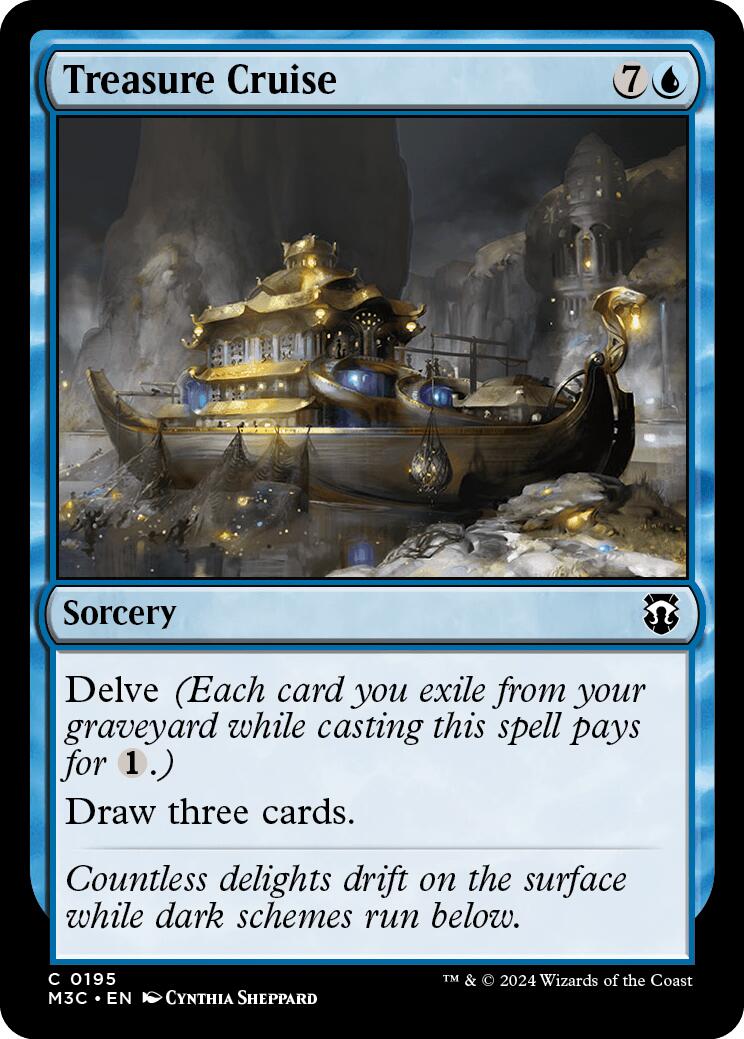 Treasure Cruise [Modern Horizons 3 Commander] | Boutique FDB TCG