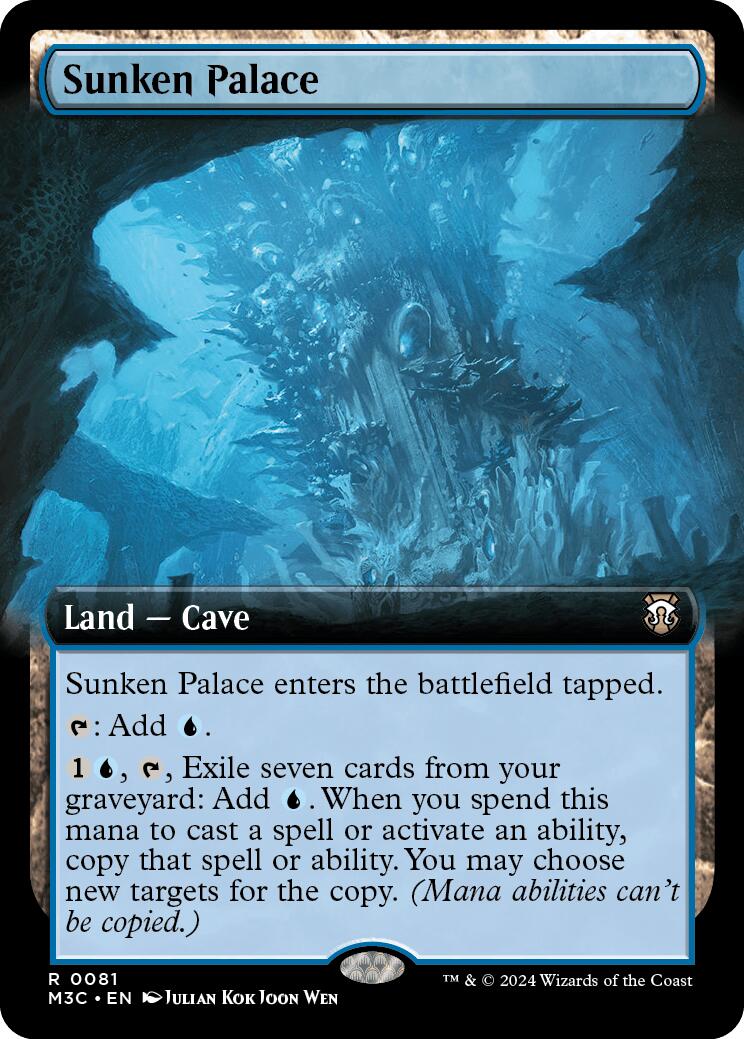 Sunken Palace (Extended Art) [Modern Horizons 3 Commander] | Boutique FDB TCG