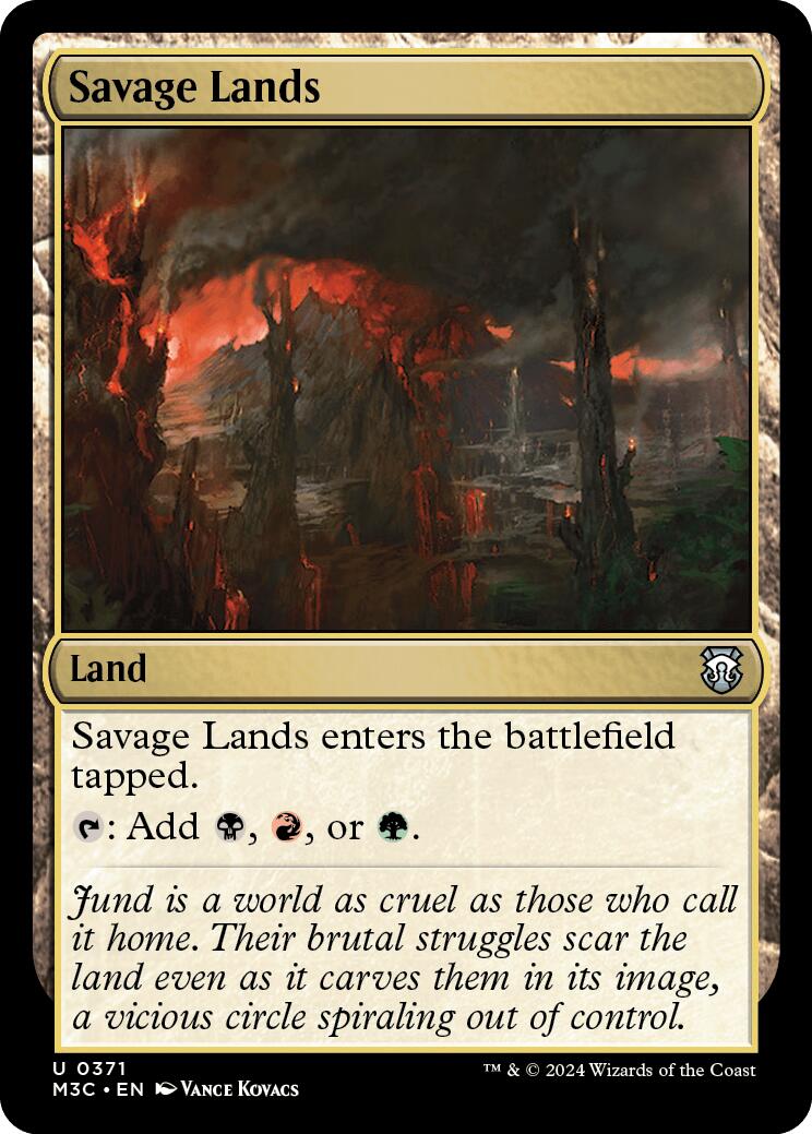 Savage Lands [Modern Horizons 3 Commander] | Boutique FDB TCG