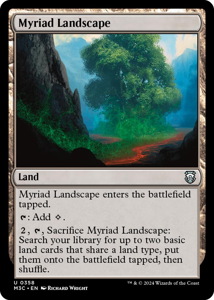 Myriad Landscape [Modern Horizons 3 Commander] | Boutique FDB TCG