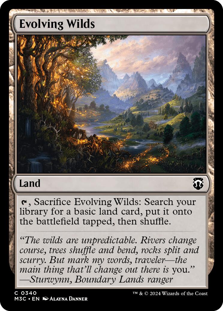 Evolving Wilds [Modern Horizons 3 Commander] | Boutique FDB TCG