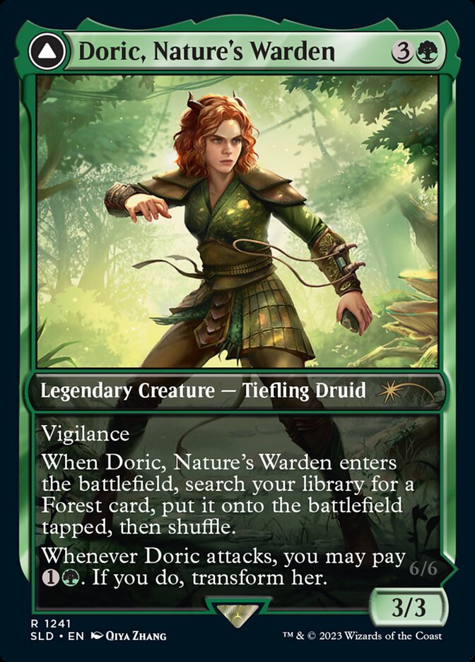 Doric, Nature's Warden // Doric, Owlbear Avenger [Secret Lair Drop Series] | Boutique FDB TCG