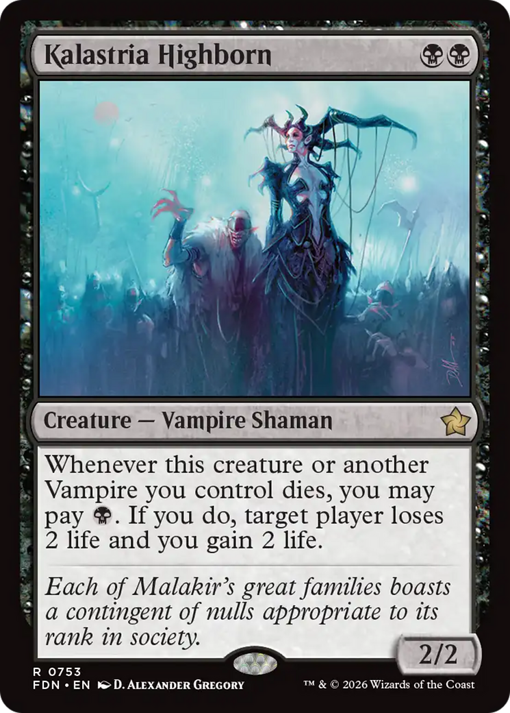 Kalastria Highborn (0753) [Foundations] | Boutique FDB TCG