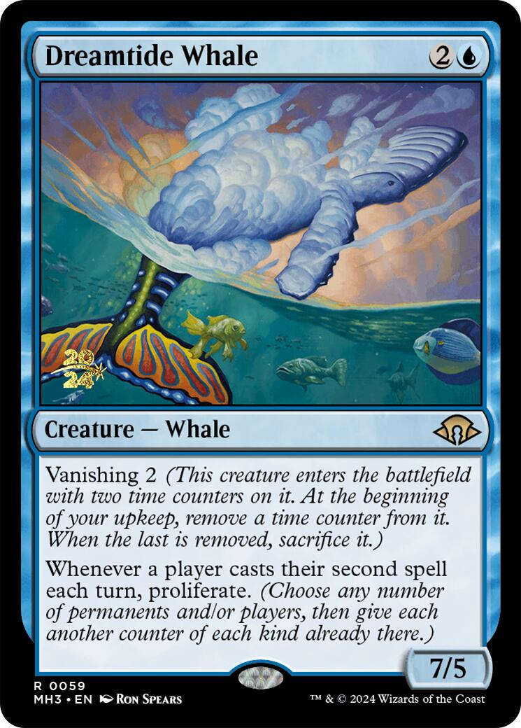 Dreamtide Whale [Modern Horizons 3 Prerelease Promos] | Boutique FDB TCG