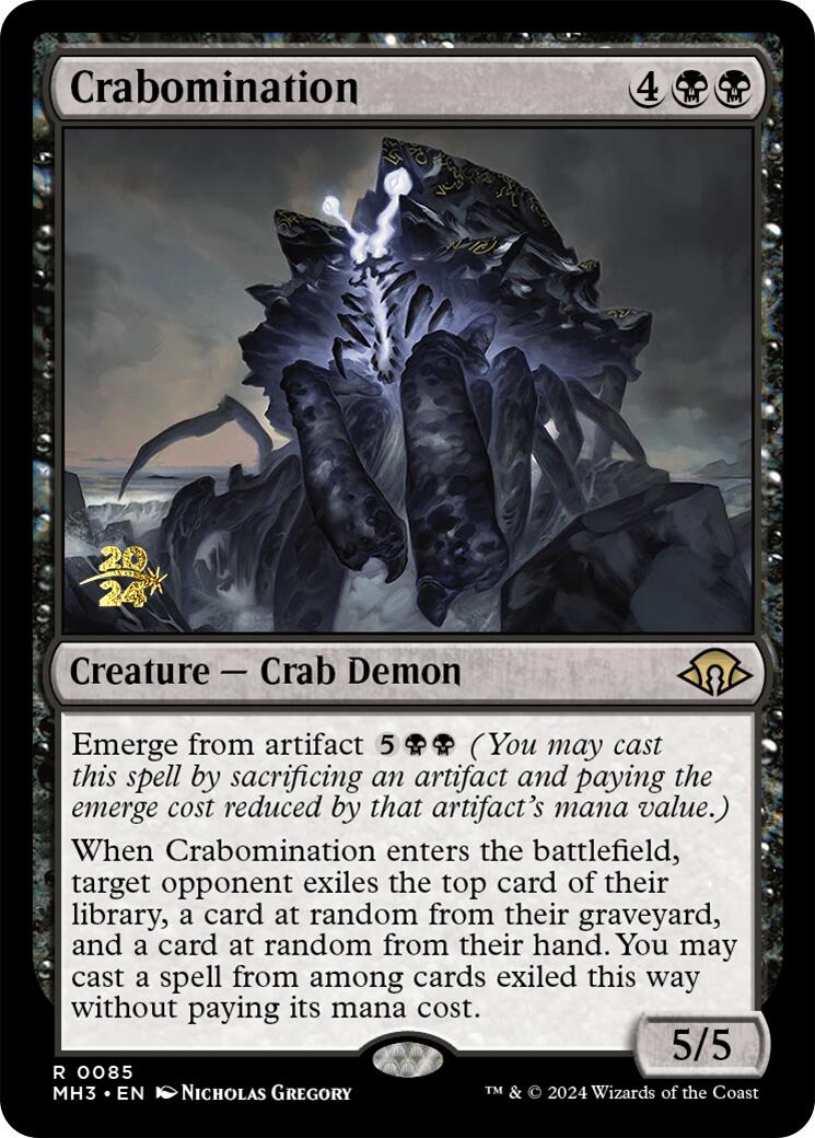 Crabomination [Modern Horizons 3 Prerelease Promos] | Boutique FDB TCG