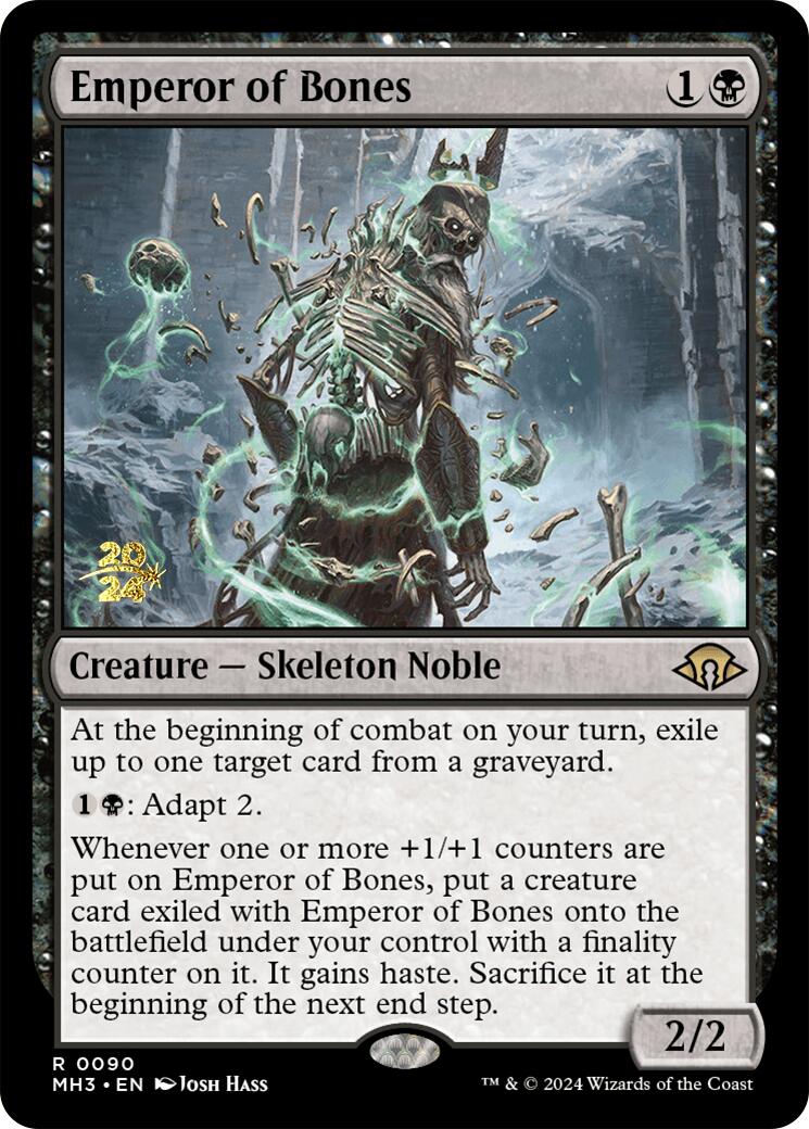 Emperor of Bones [Modern Horizons 3 Prerelease Promos] | Boutique FDB TCG