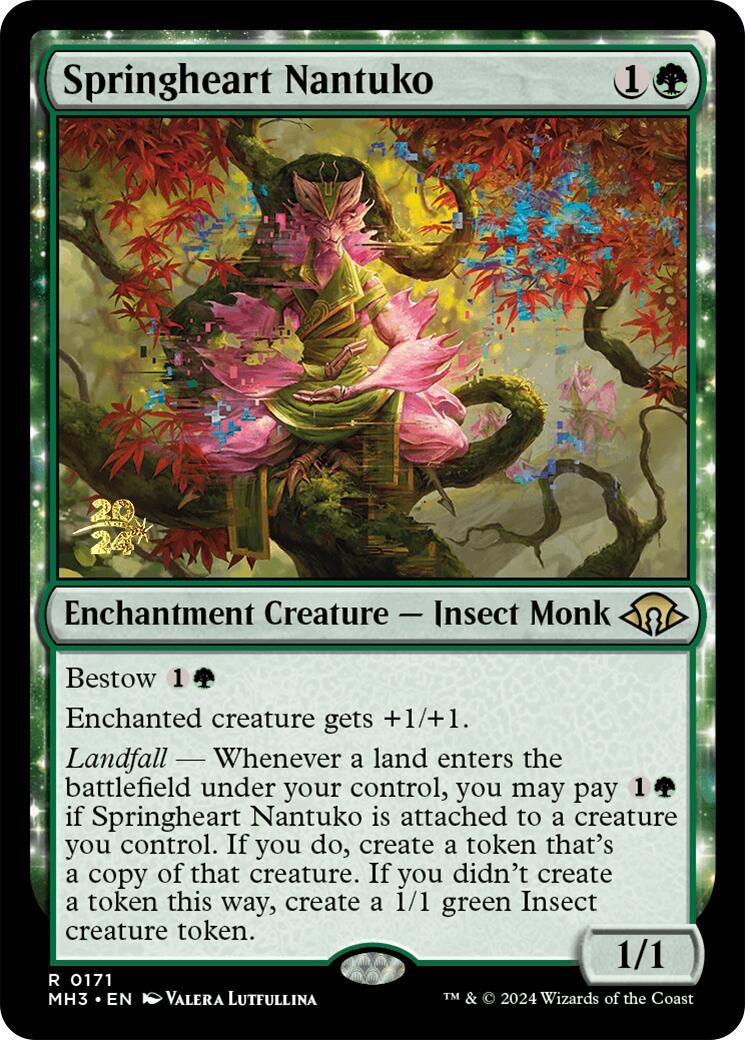 Springheart Nantuko [Modern Horizons 3 Prerelease Promos] | Boutique FDB TCG