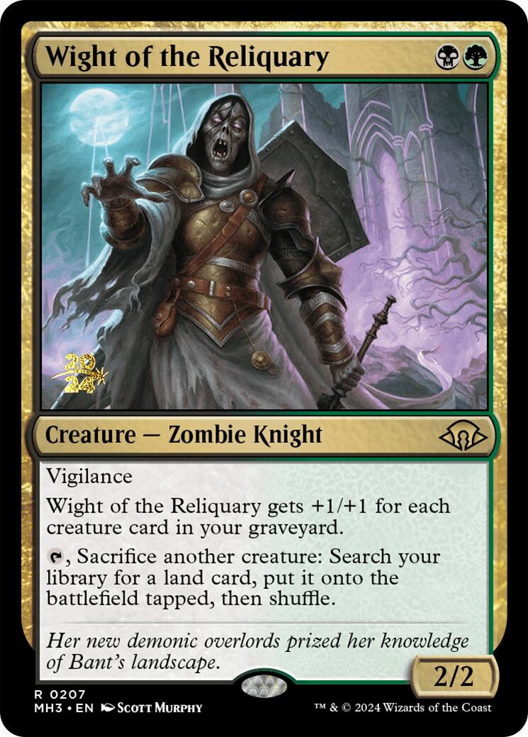 Wight of the Reliquary [Modern Horizons 3 Prerelease Promos] | Boutique FDB TCG