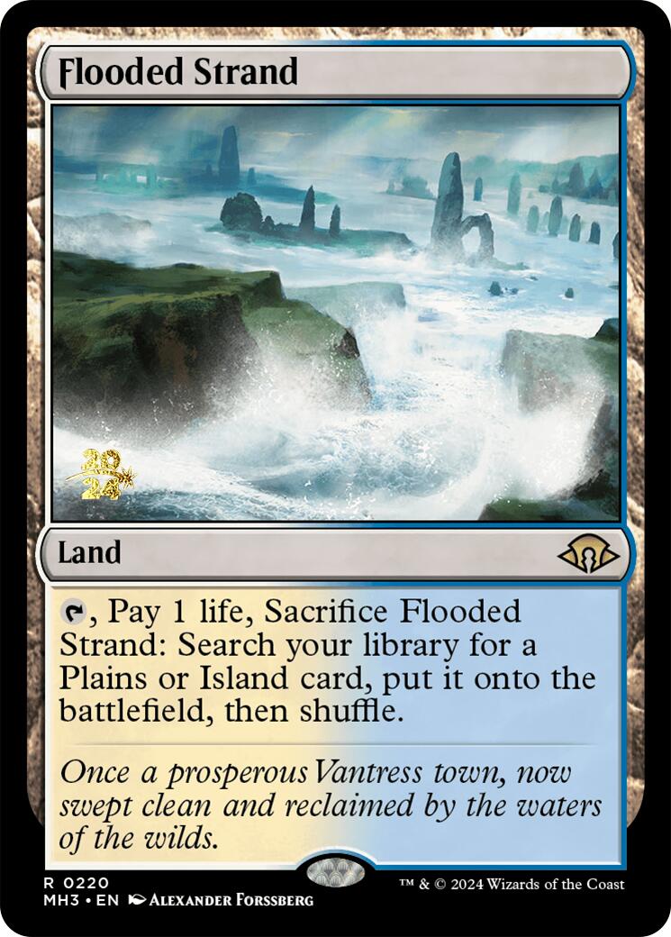 Flooded Strand [Modern Horizons 3 Prerelease Promos] | Boutique FDB TCG