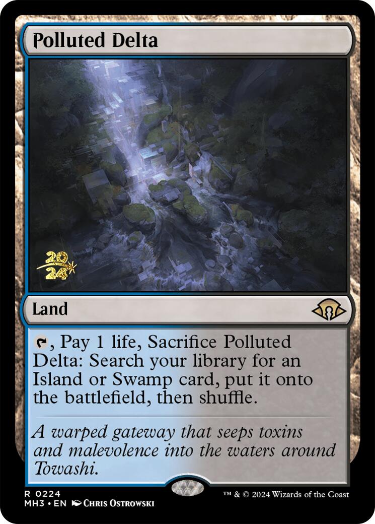 Polluted Delta [Modern Horizons 3 Prerelease Promos] | Boutique FDB TCG