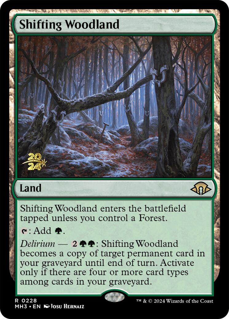 Shifting Woodland [Modern Horizons 3 Prerelease Promos] | Boutique FDB TCG