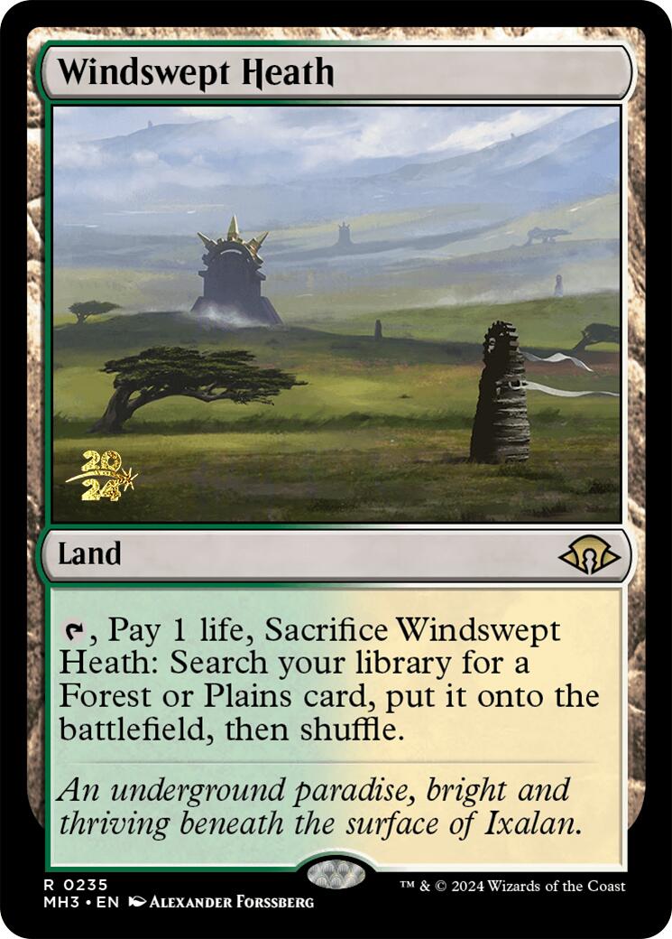 Windswept Heath [Modern Horizons 3 Prerelease Promos] | Boutique FDB TCG