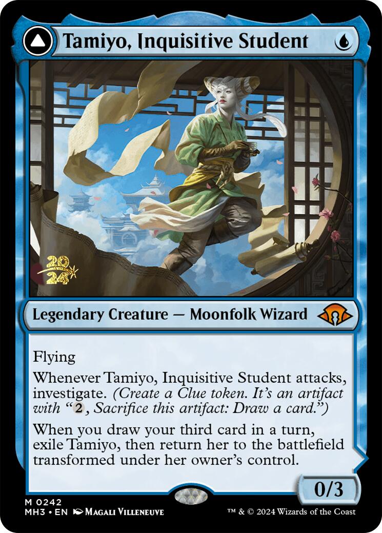 Tamiyo, Inquisitive Student [Modern Horizons 3 Prerelease Promos] | Boutique FDB TCG