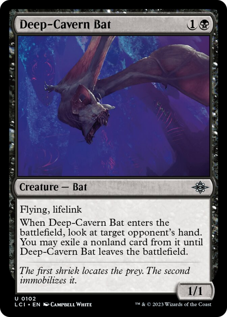 Deep-Cavern Bat [The Lost Caverns of Ixalan] | Boutique FDB TCG