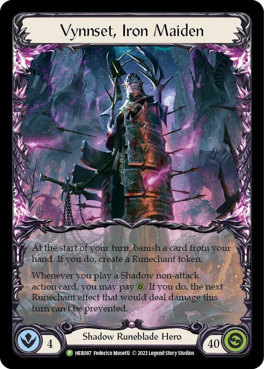 Vynnset, Iron Maiden [HER087] (Promo)  Cold Foil | Boutique FDB TCG