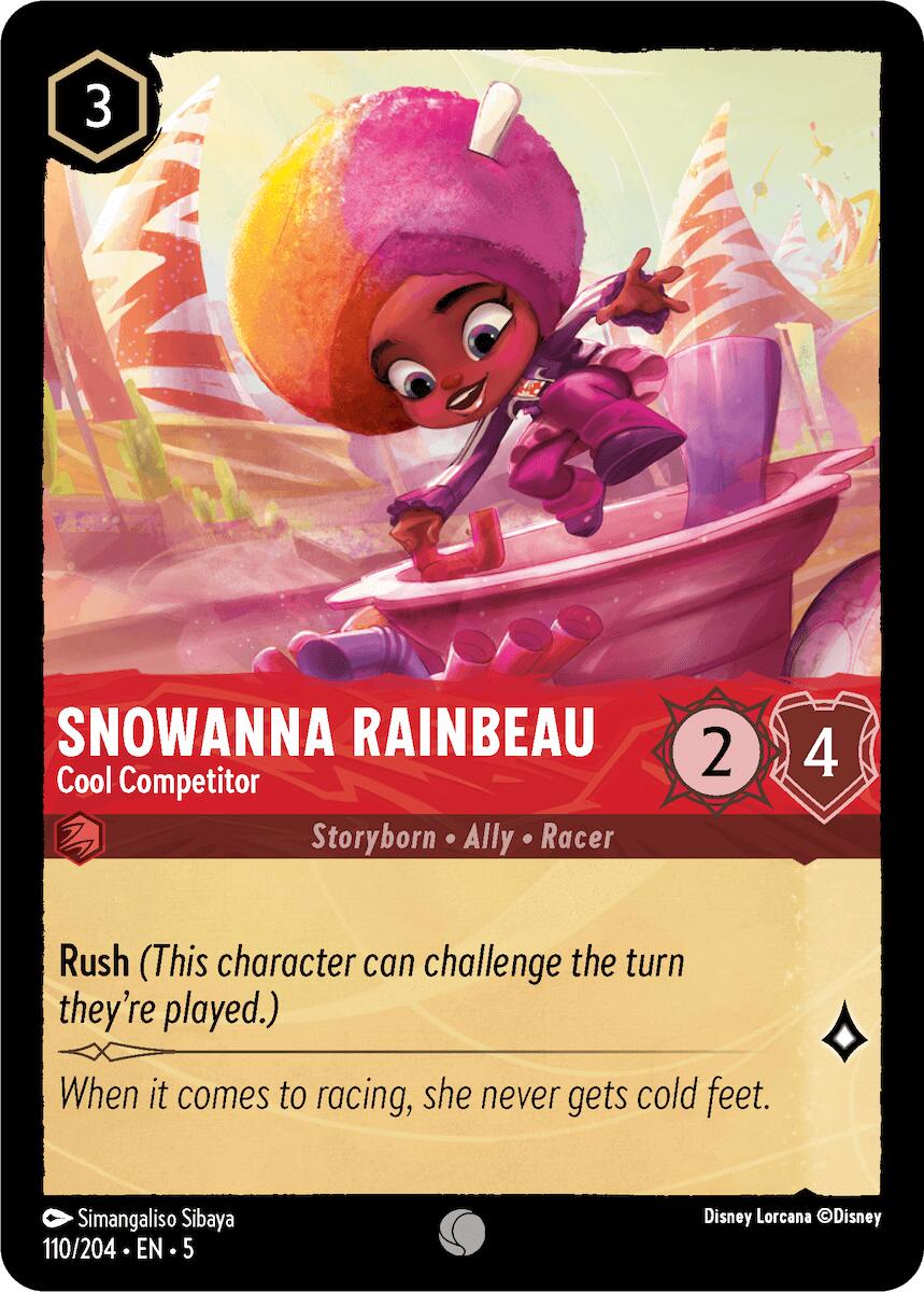 Snowanna Rainbeau - Cool Competitor (110/204) [Shimmering Skies] | Boutique FDB TCG