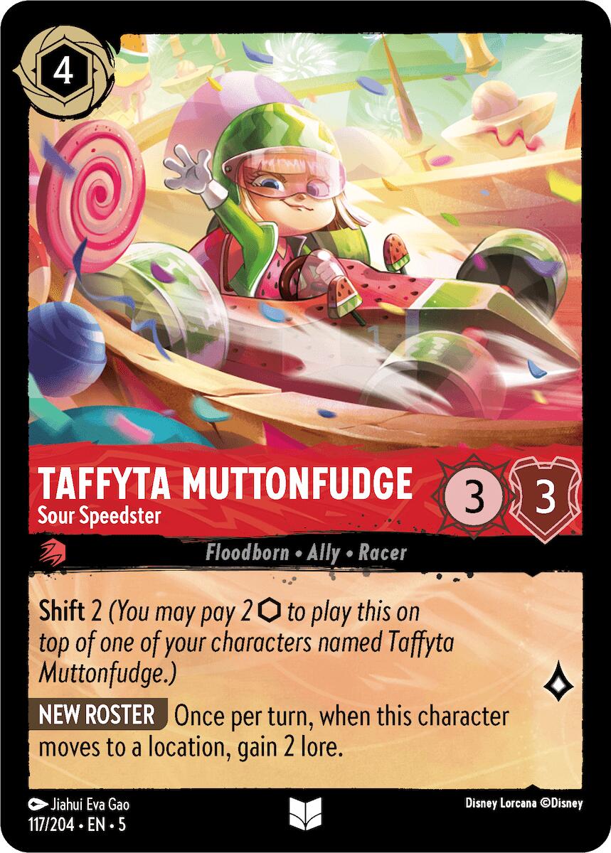 Taffyta Muttonfudge - Sour Speedster (117/204) [Shimmering Skies] | Boutique FDB TCG