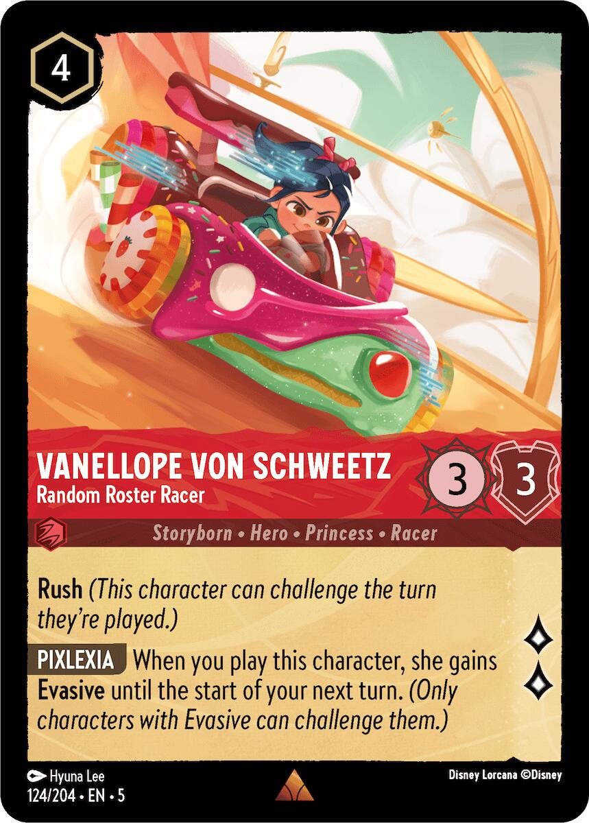 Vanellope von Schweetz - Random Roster Racer (124/204) [Shimmering Skies] | Boutique FDB TCG