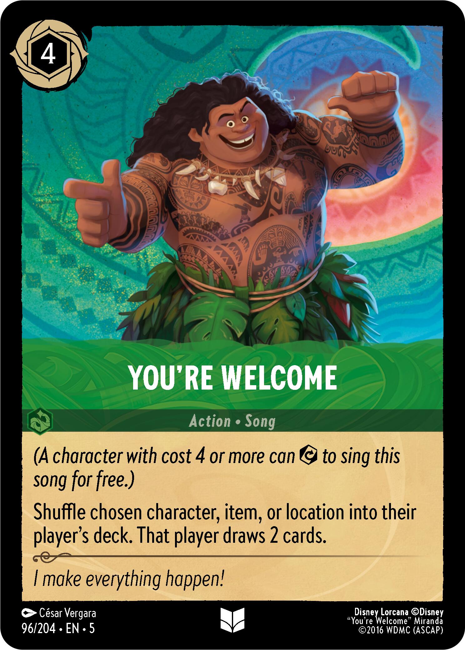 You're Welcome (96/204) [Shimmering Skies] | Boutique FDB TCG