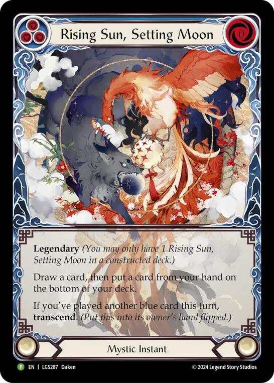 Rising Sun, Setting Moon // Inner Chi [LGS287] (Promo)  Rainbow Foil | Boutique FDB TCG