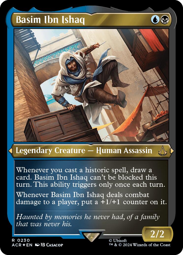 Basim Ibn Ishaq (Foil Etched) [Assassin's Creed] | Boutique FDB TCG