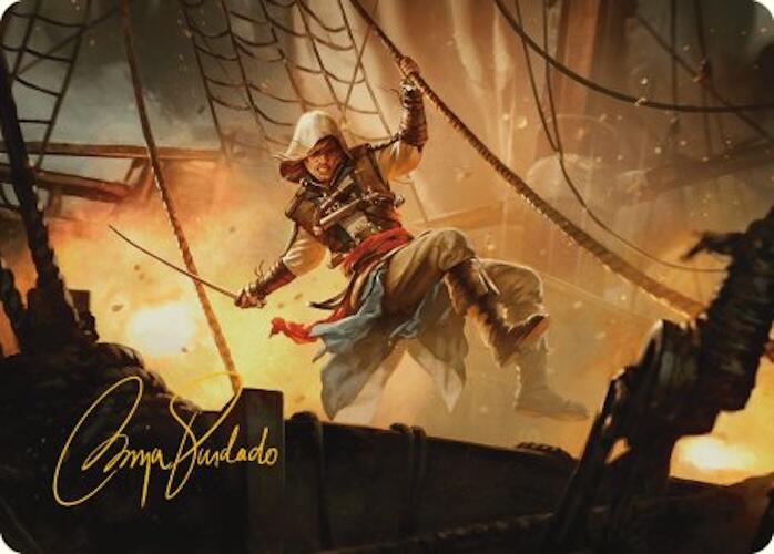 Edward Kenway Art Card (Gold-Stamped Signature) [Assassin's Creed Art Series] | Boutique FDB TCG