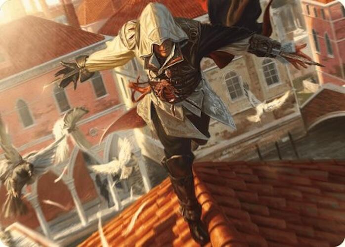 Ezio, Blade of Vengeance Art Card [Assassin's Creed Art Series] | Boutique FDB TCG