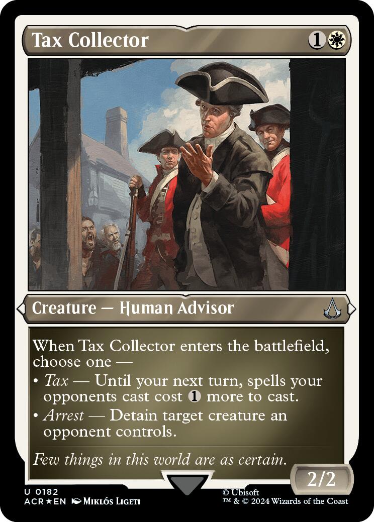 Tax Collector (Foil Etched) [Assassin's Creed] | Boutique FDB TCG