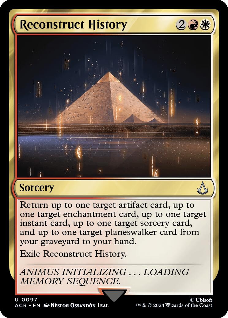 Reconstruct History [Assassin's Creed] | Boutique FDB TCG