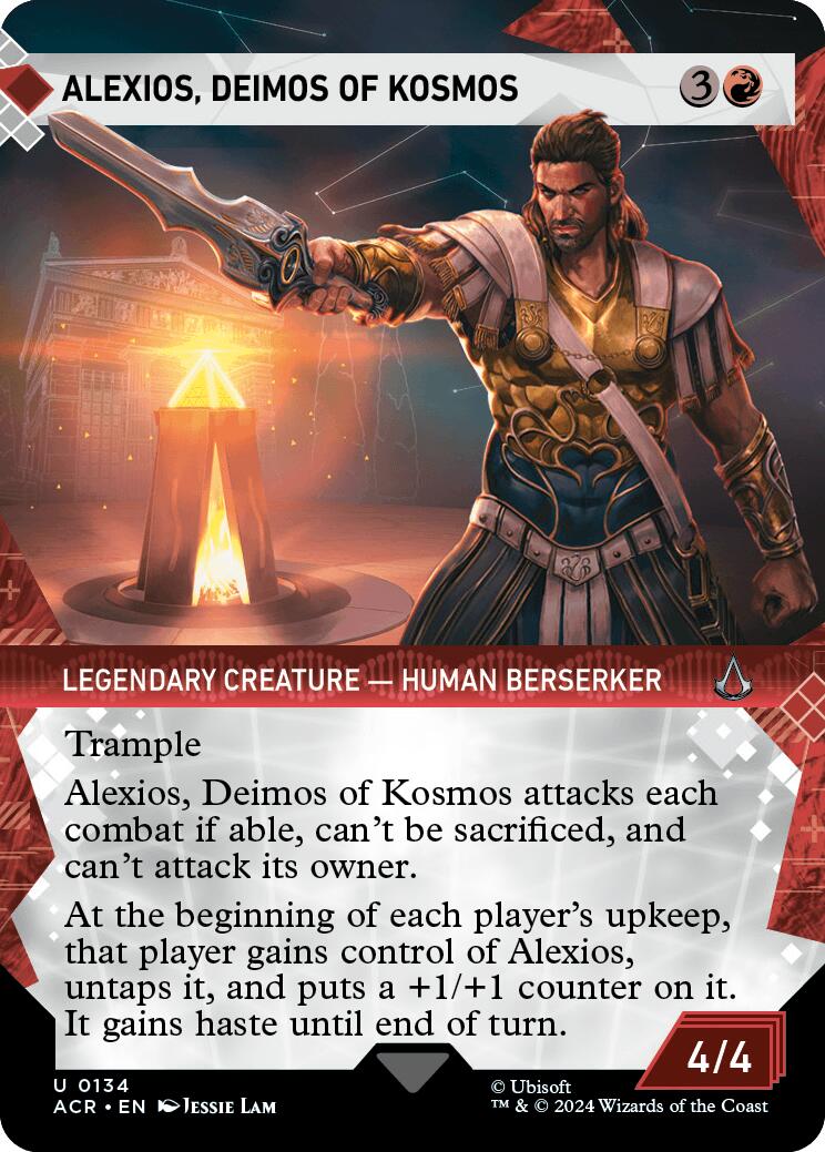 Alexios, Deimos of Kosmos (Showcase) [Assassin's Creed] | Boutique FDB TCG