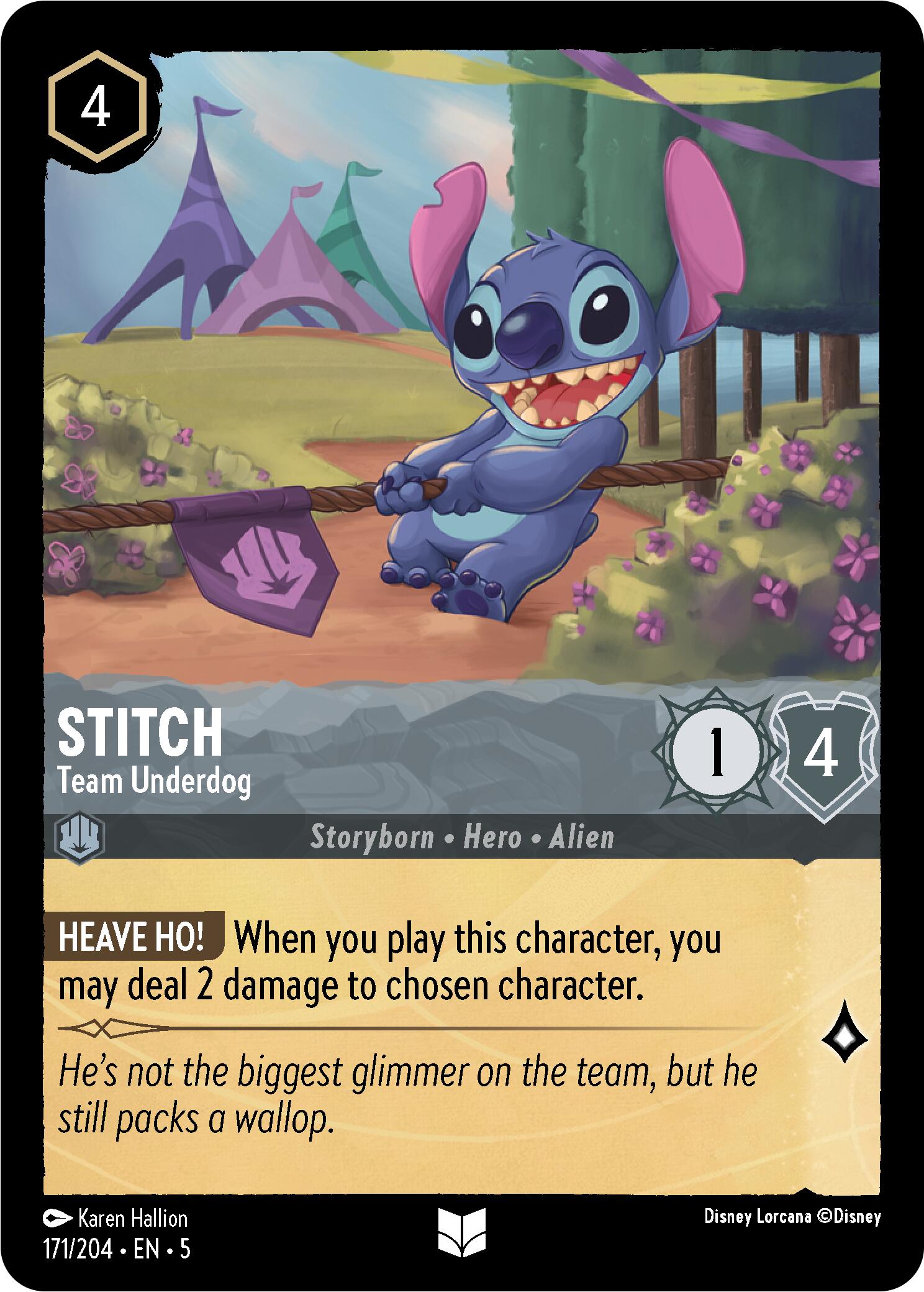 Stitch - Team Underdog (171/204) [Shimmering Skies] | Boutique FDB TCG