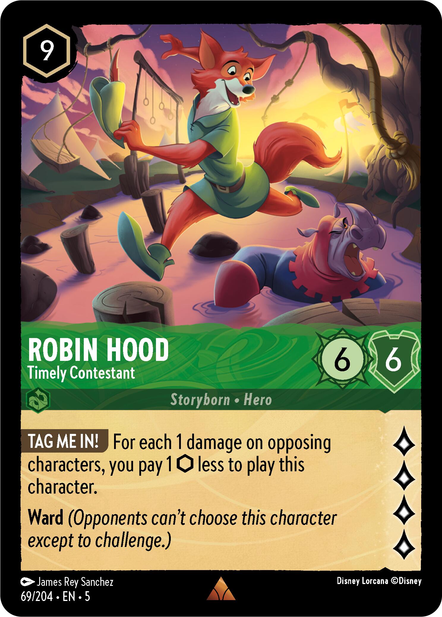 Robin Hood - Timely Contestant (69/204) [Shimmering Skies] | Boutique FDB TCG