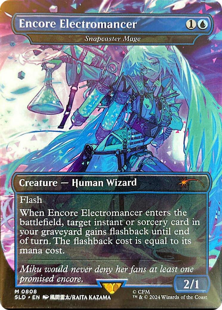 Encore Electromancer - Snapcaster Mage (Rainbow Foil) [Secret Lair Drop Series] | Boutique FDB TCG