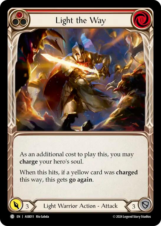 Light the Way (Red) [ASB011] (Armory Deck: Boltyn) | Boutique FDB TCG