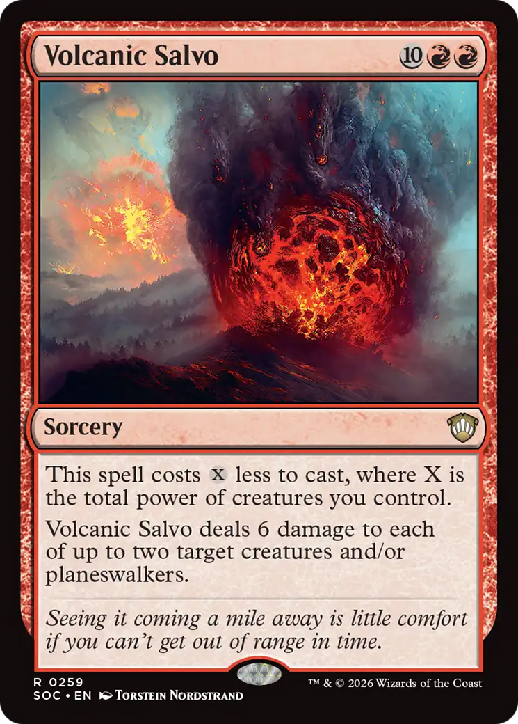 Volcanic Salvo [Secrets of Strixhaven Commander] | Boutique FDB TCG