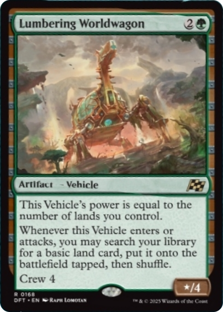 Lumbering Worldwagon [Aetherdrift] | Boutique FDB TCG