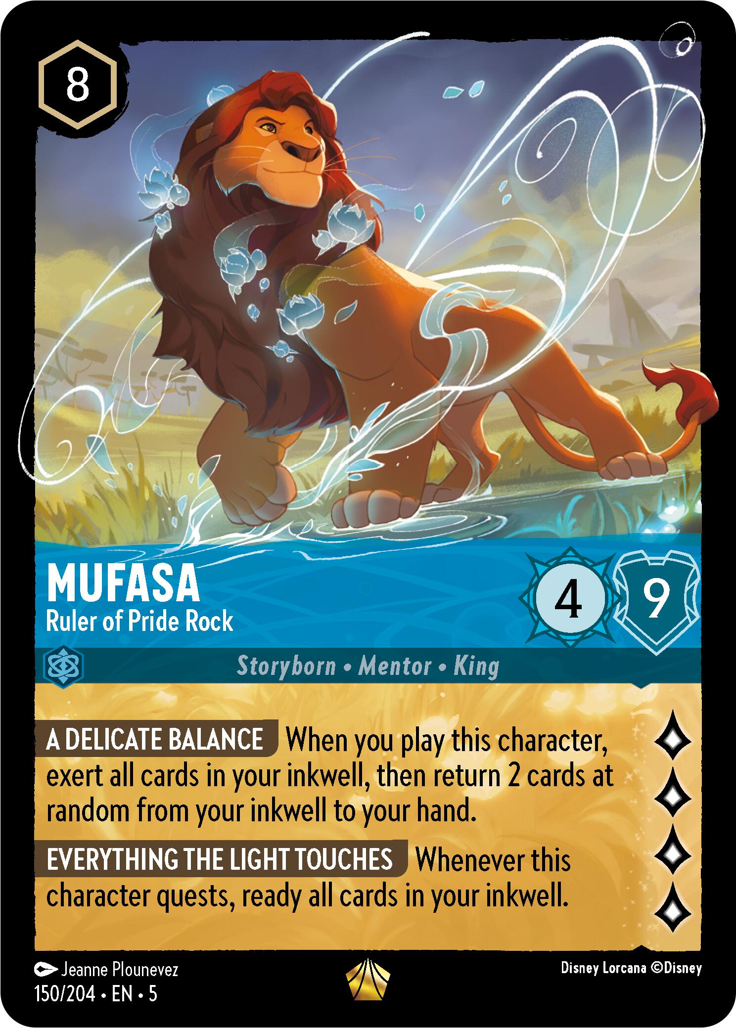 Mufasa - Ruler of Pride Rock (150/204) [Shimmering Skies] | Boutique FDB TCG