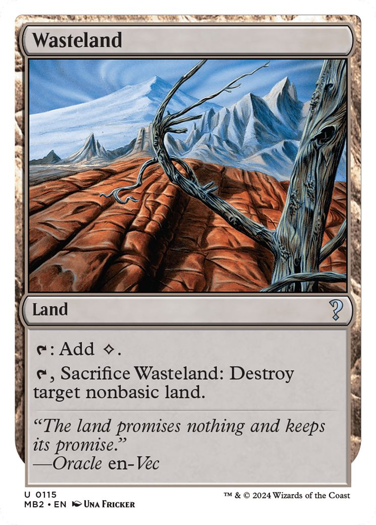 Wasteland [Mystery Booster 2] | Boutique FDB TCG