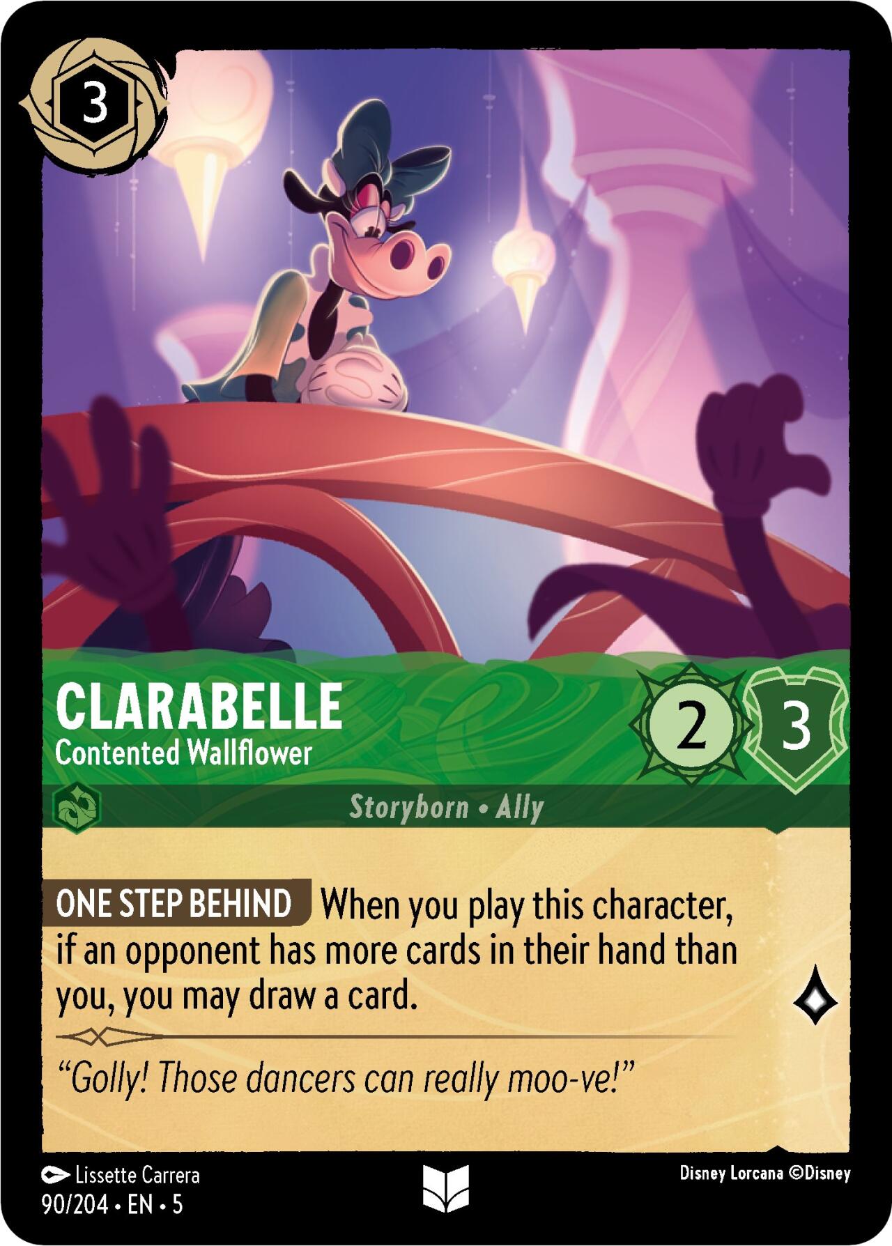 Clarabelle - Contented Wallflower (90/204) [Shimmering Skies] | Boutique FDB TCG