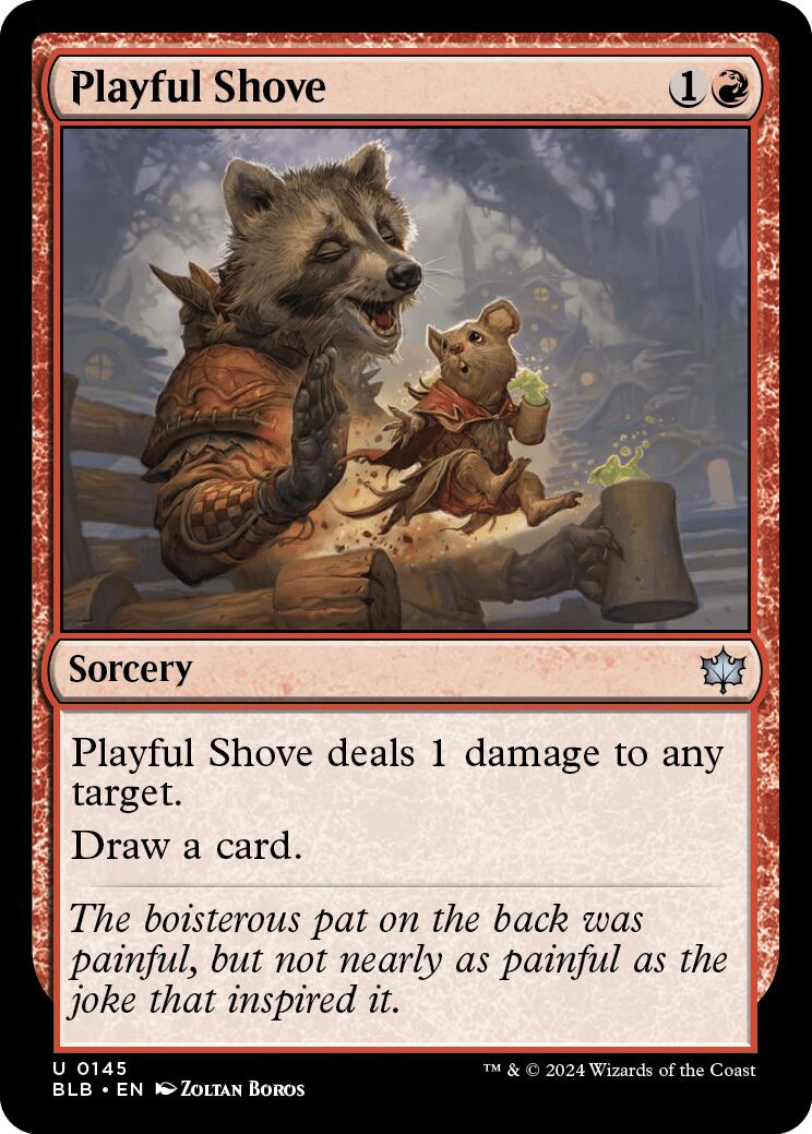 Playful Shove [Bloomburrow] | Boutique FDB TCG