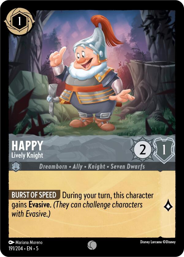 Happy - Lively Knight (191/204) [Shimmering Skies] | Boutique FDB TCG