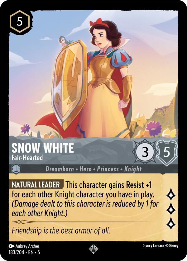 Snow White - Fair-Hearted (183/204) [Shimmering Skies] | Boutique FDB TCG