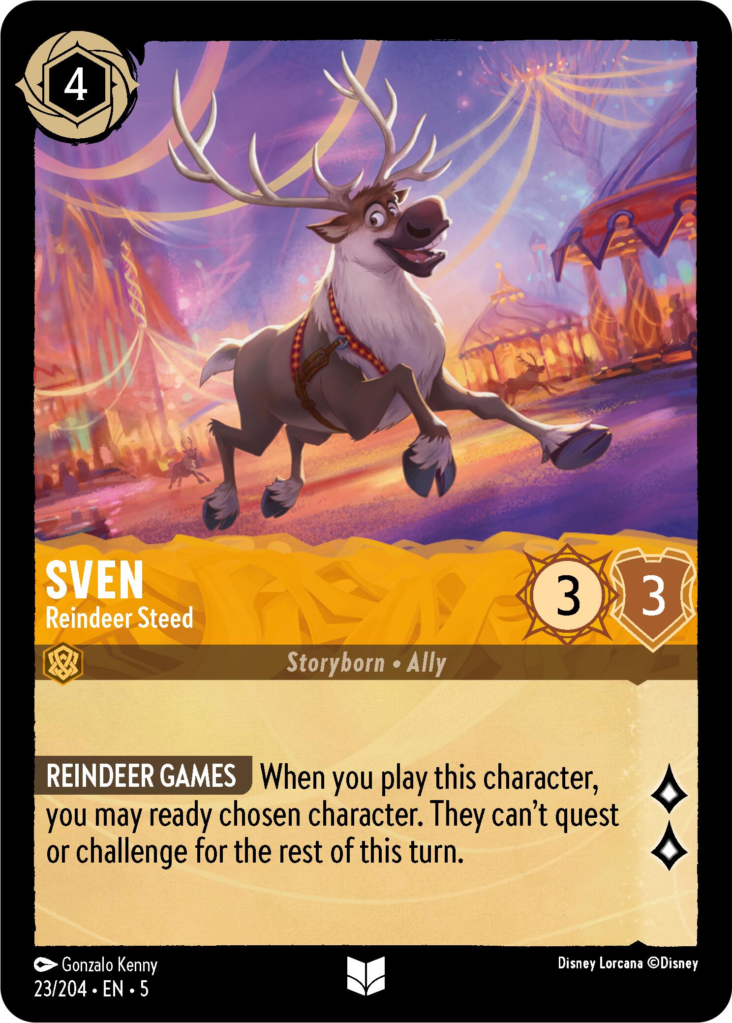 Sven - Reindeer Steed (23/204) [Shimmering Skies] | Boutique FDB TCG